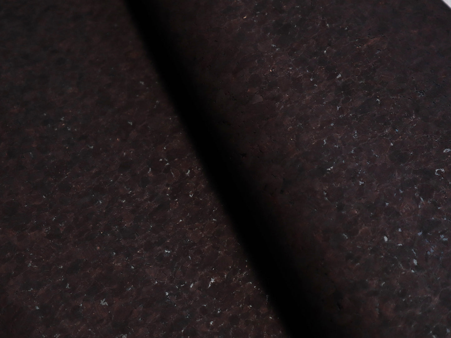 REMNANT/OFFCUT - Cork Fabric 18" x 35.5" - Textured Brown