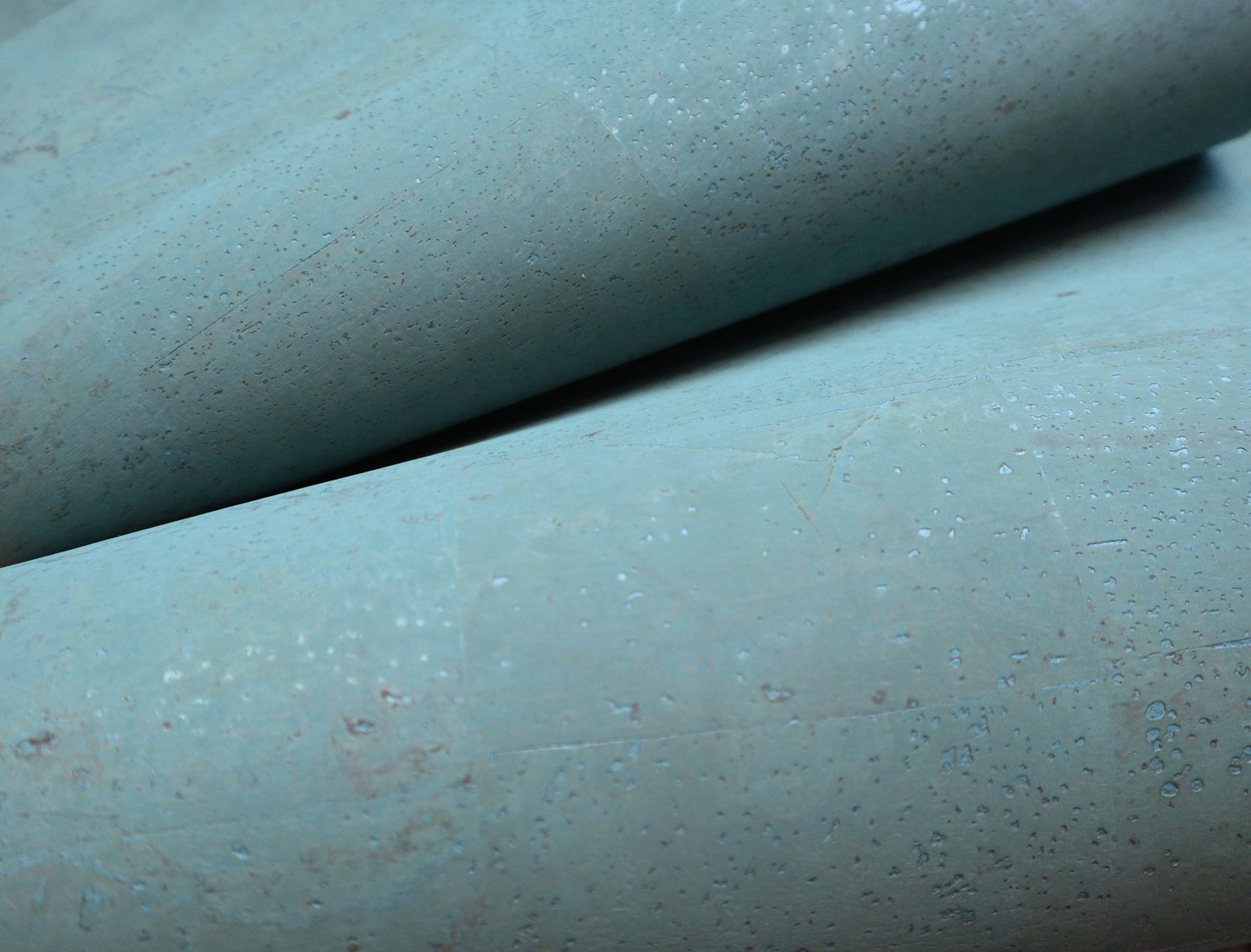 Cork Fabric Roll - Beach Glass Blue