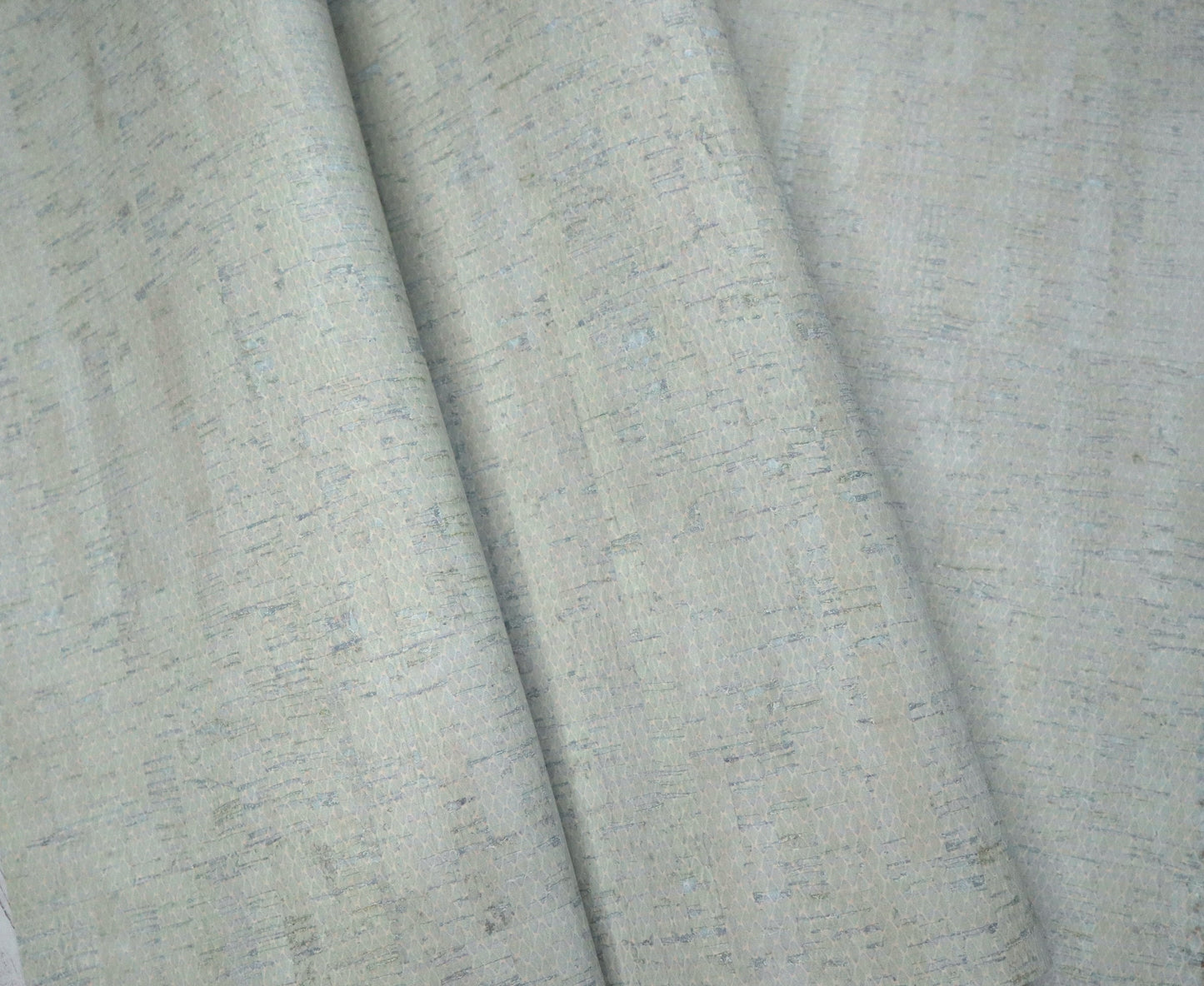 REMNANT/OFFCUT - Cork Fabric 15" x 26" - Rustic Coastal