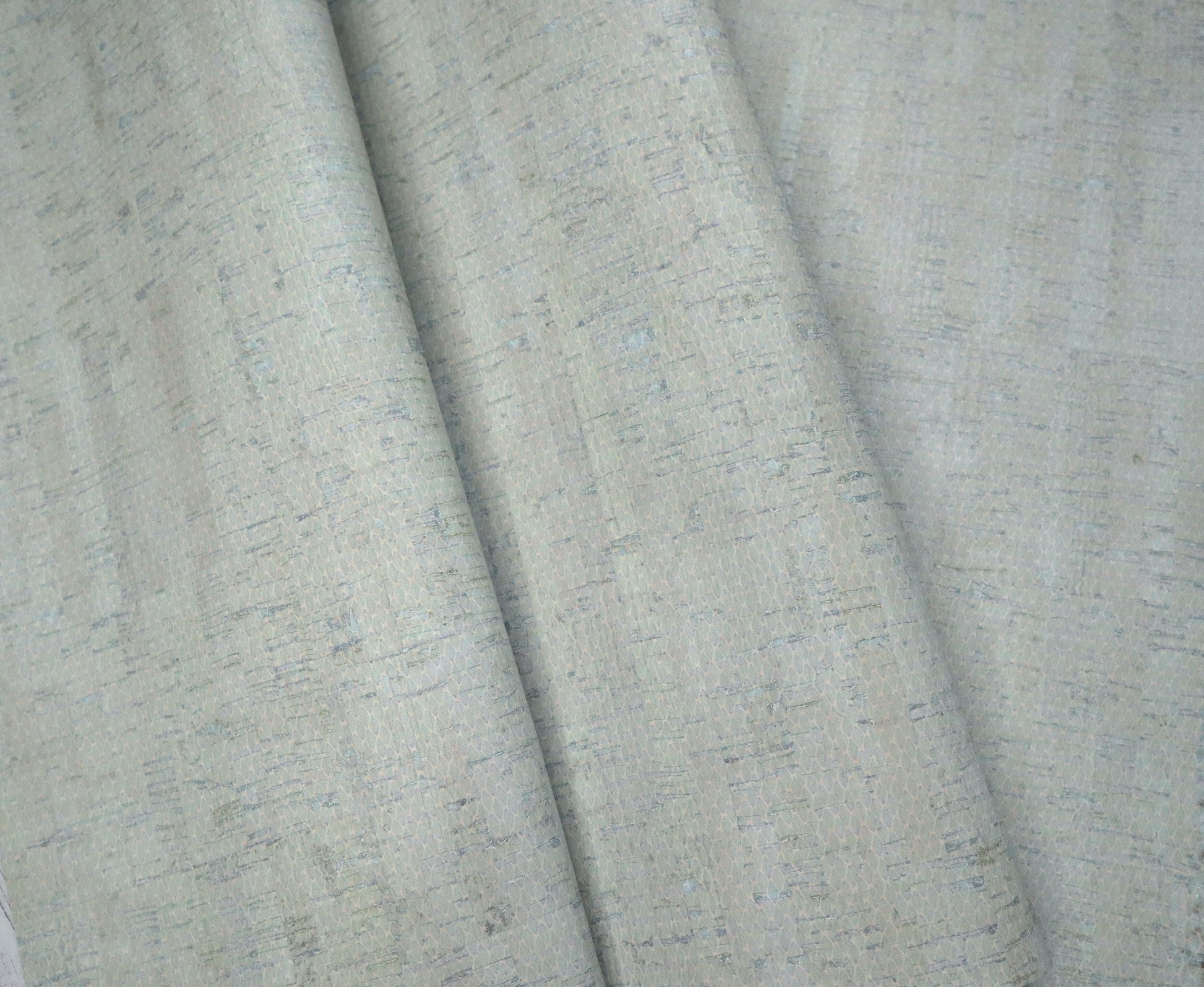 REMNANT/OFFCUT - Cork Fabric 15" x 26" - Rustic Coastal