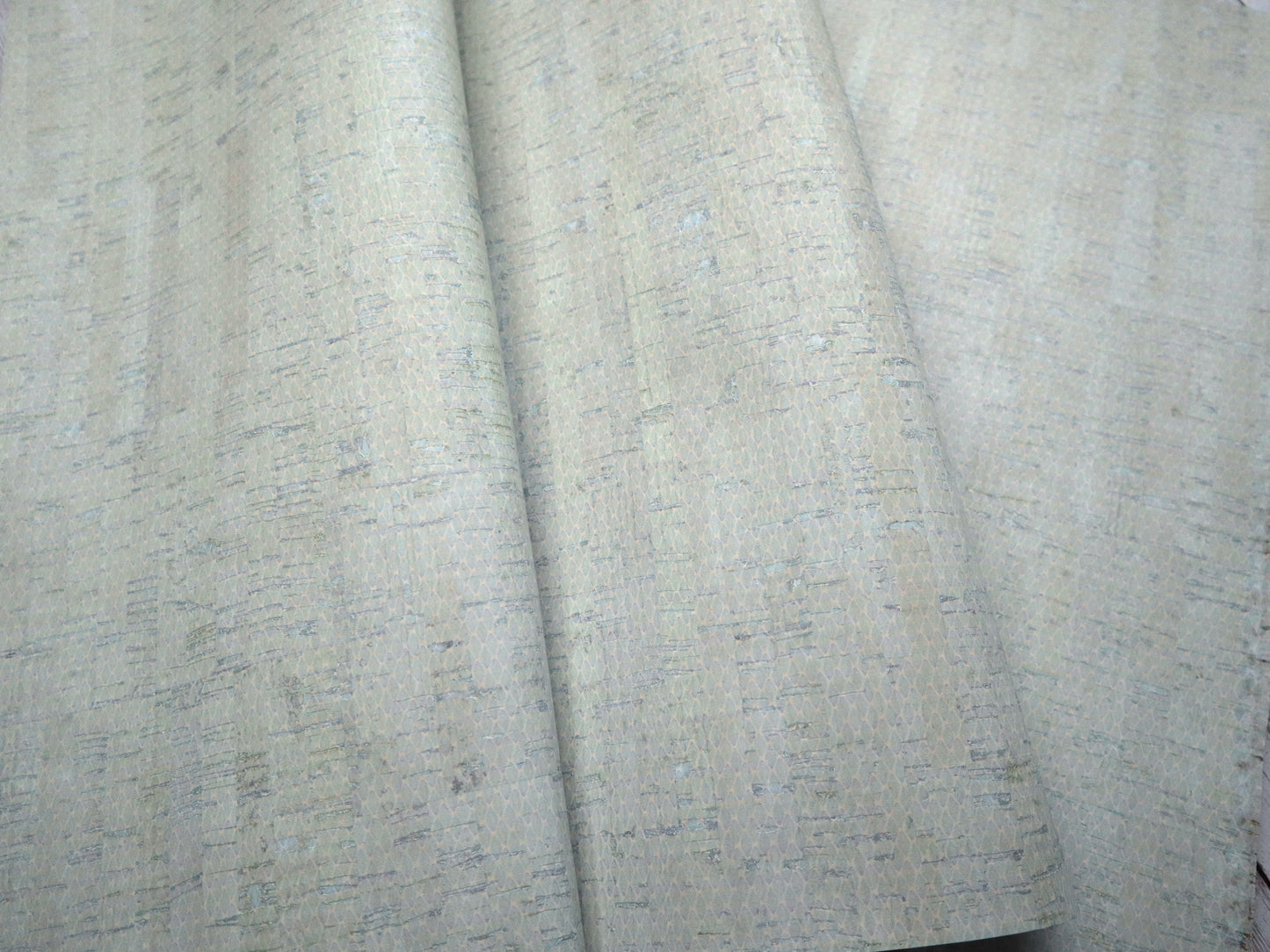 REMNANT/OFFCUT - Cork Fabric 15" x 26" - Rustic Coastal