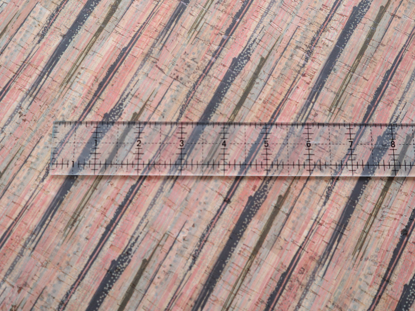 REMNANT/OFFCUT - Cork Fabric 18" x 31" - Pink Sands