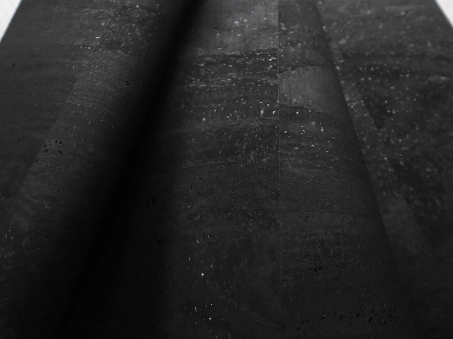 REMNANT/OFFCUT - Cork Fabric 18" x 32" - Black
