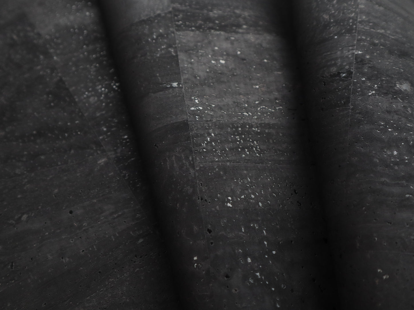 REMNANT/OFFCUT - Cork Fabric 18" x 32" - Black