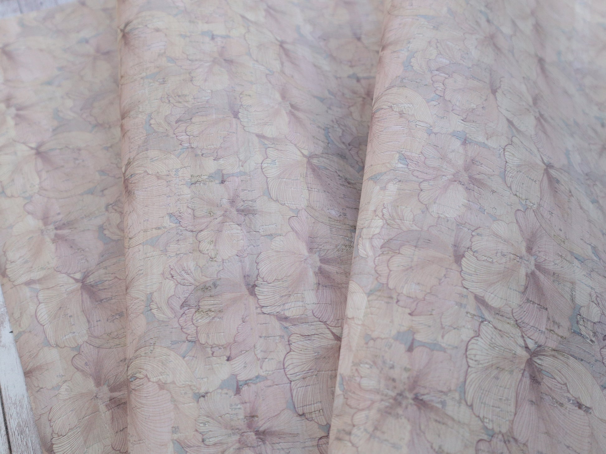 REMNANT/OFFCUT - Cork Fabric 16" x 18" - French Elegance