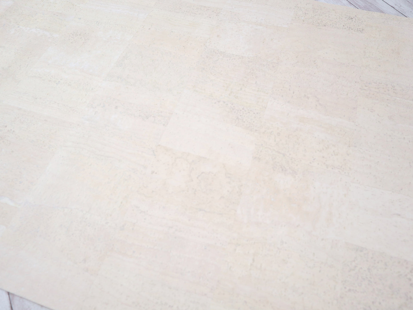 REMNANT/OFFCUT - Cork Fabric 18" x 18" - White