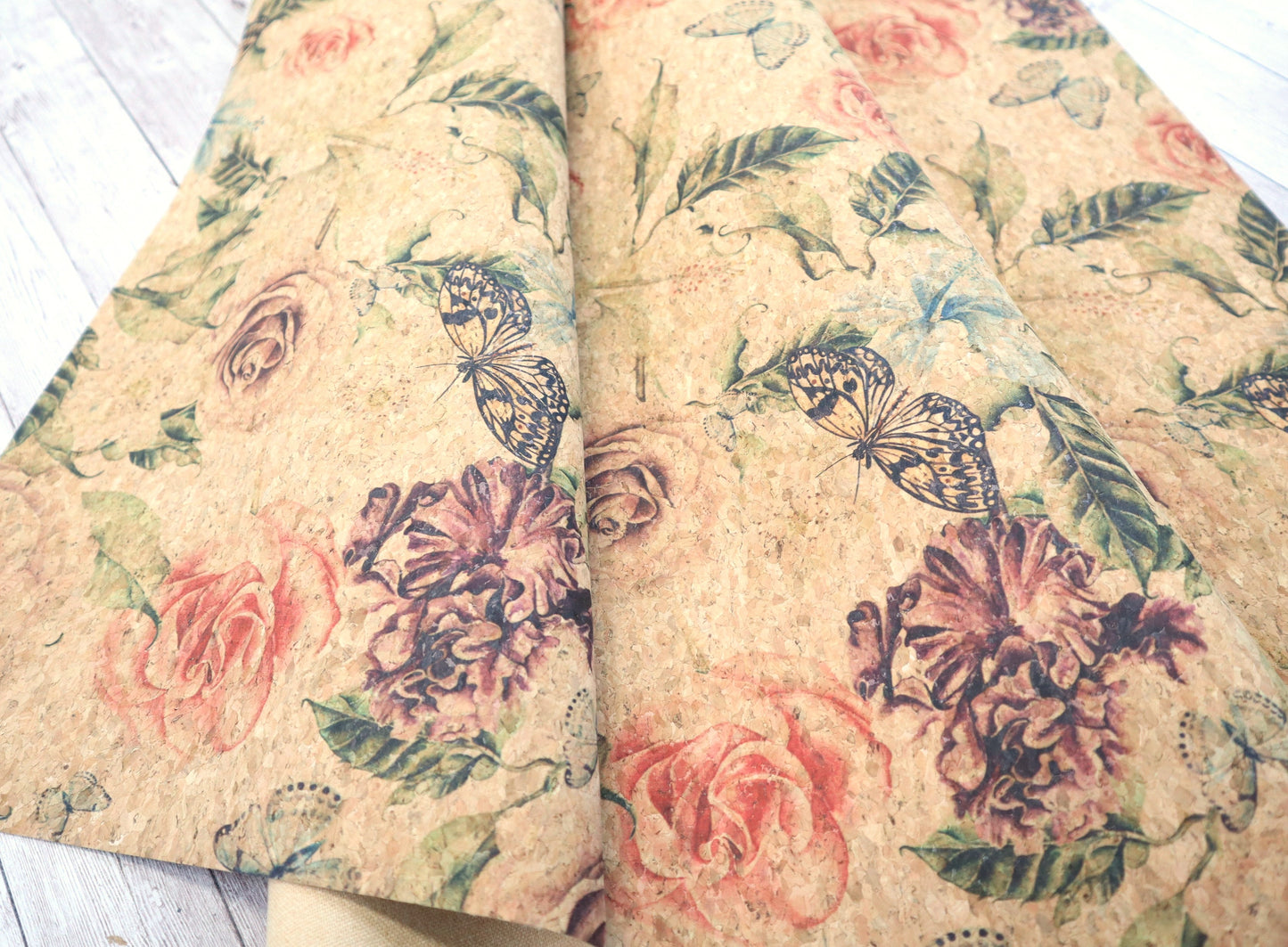 Cork Fabric Roll - Natural Beauty