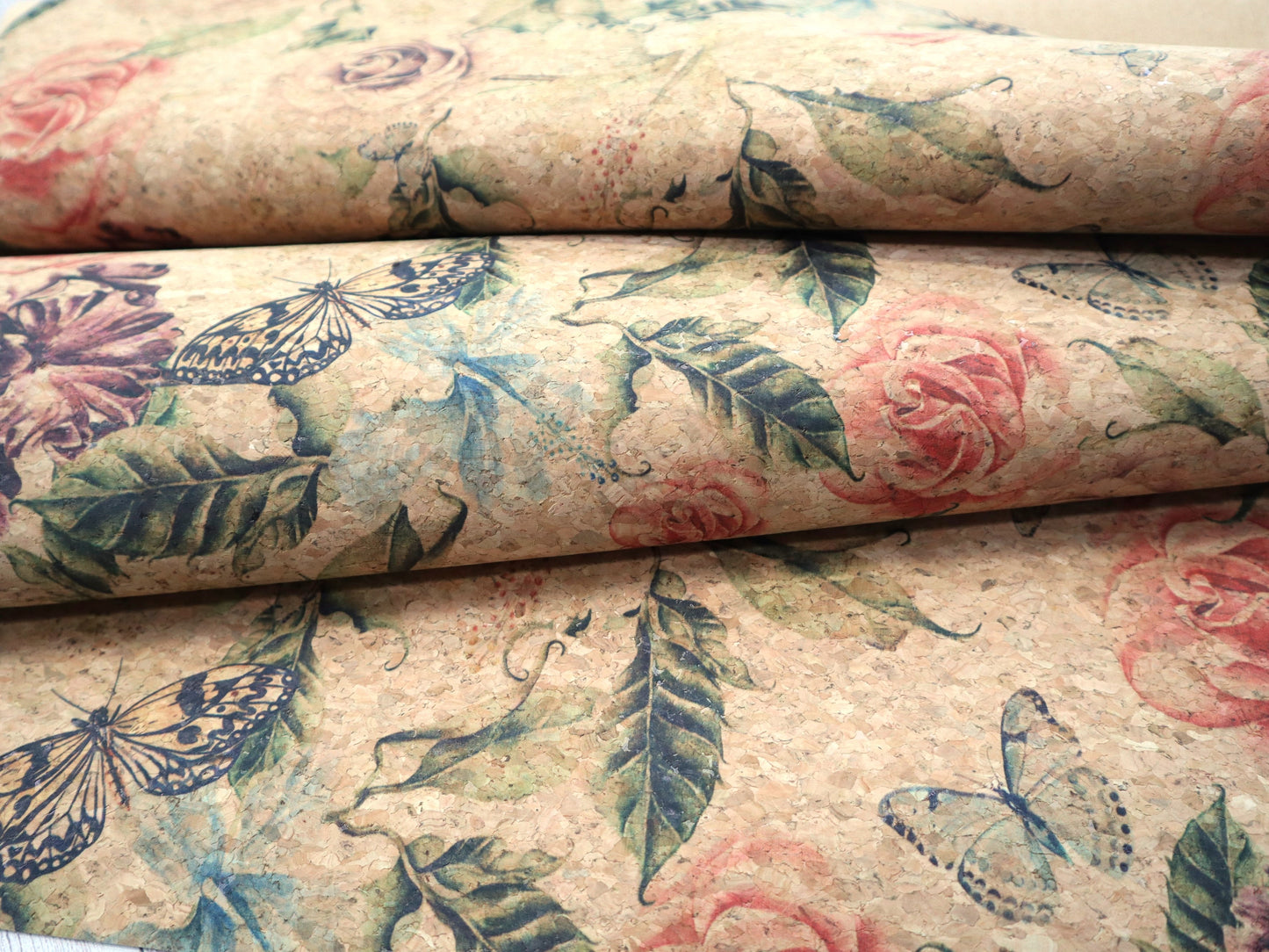 Cork Fabric Roll - Natural Beauty