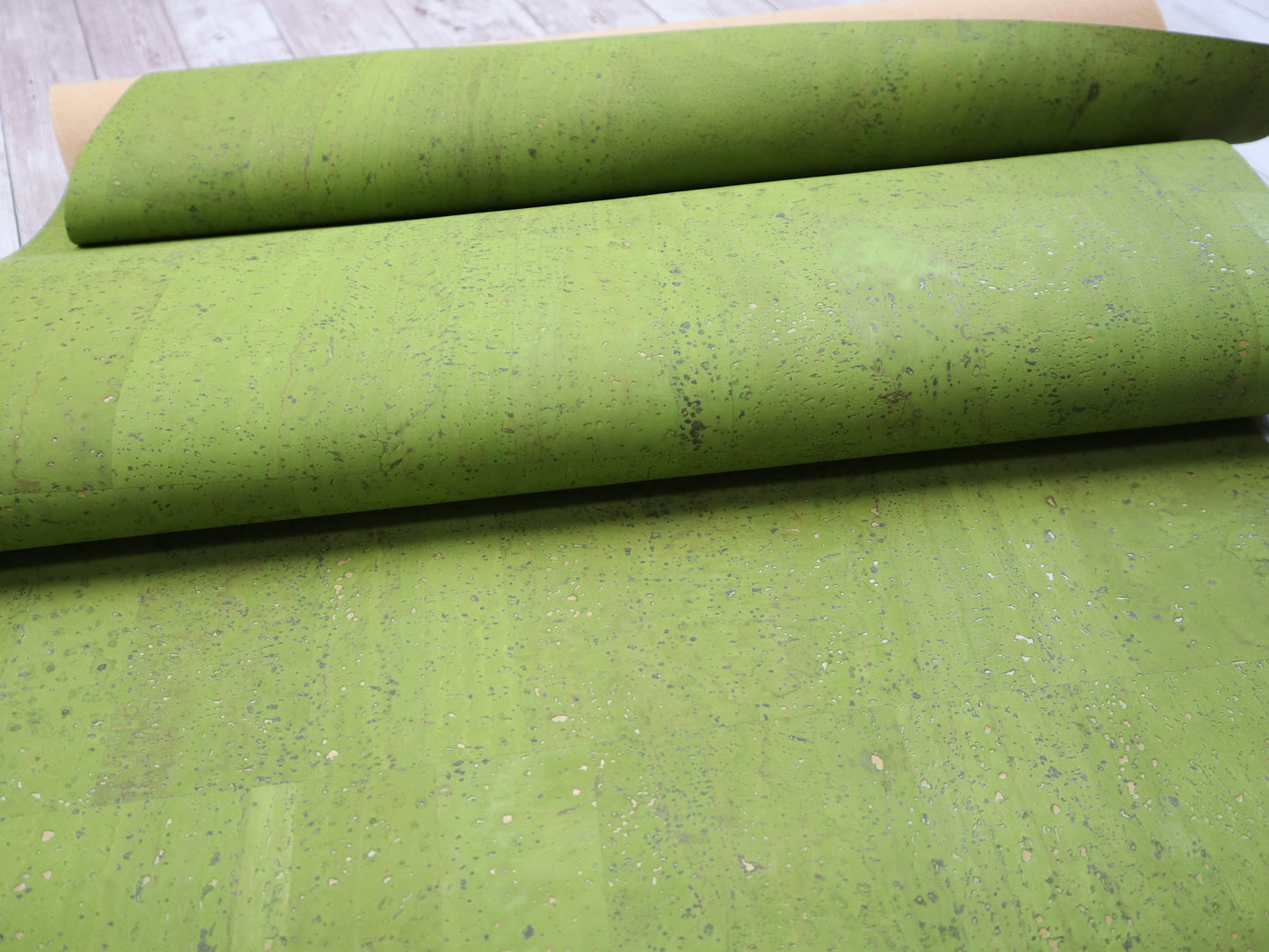 Cork Fabric Roll - Refined Lime