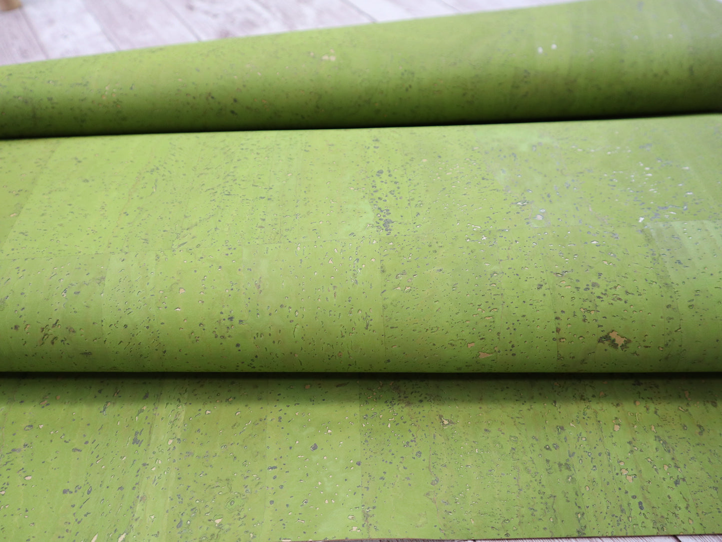 Cork Fabric Roll - Refined Lime