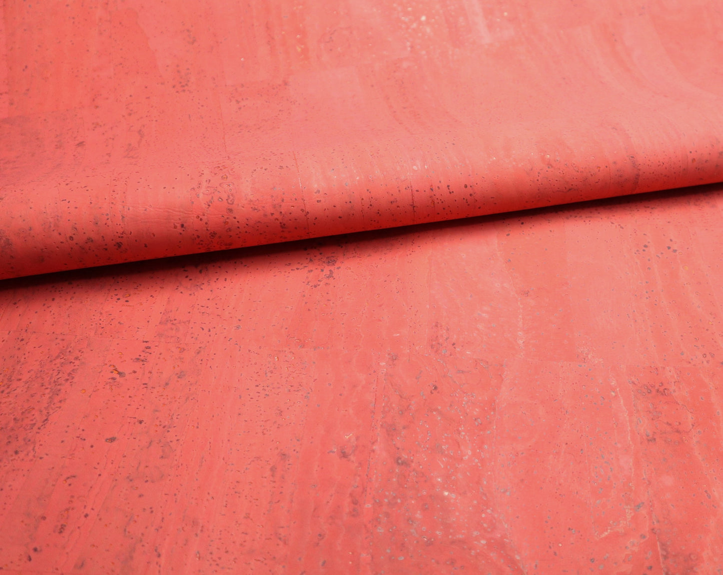 REMNANT/OFFCUT - Cork Fabric 18" x 18" - Coral Springs