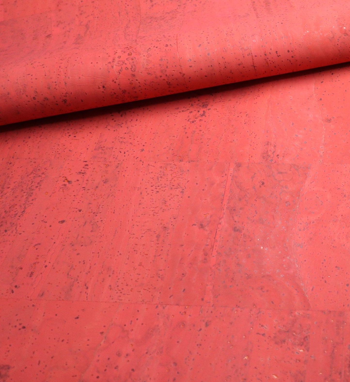 REMNANT/OFFCUT - Cork Fabric 18" x 18" - Coral Springs