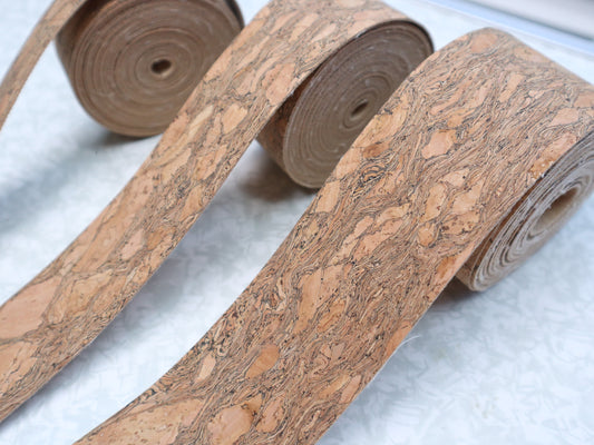 Cork Ribbon By the Yard  - Large Timber Root