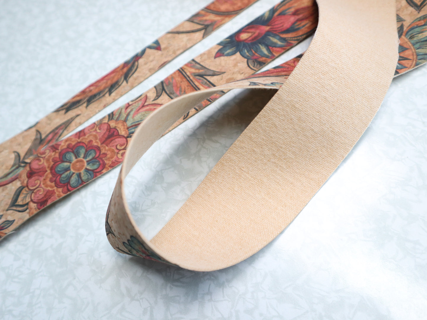 Cork Ribbon By the Yard - Floral Paradise