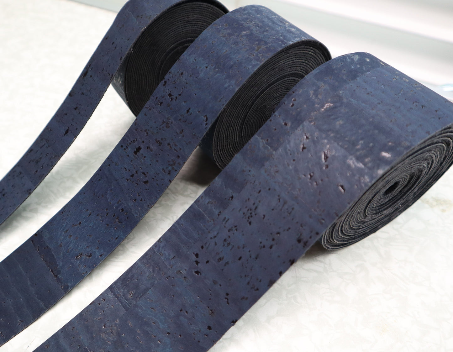 Cork Ribbon By the Yard  - Navy