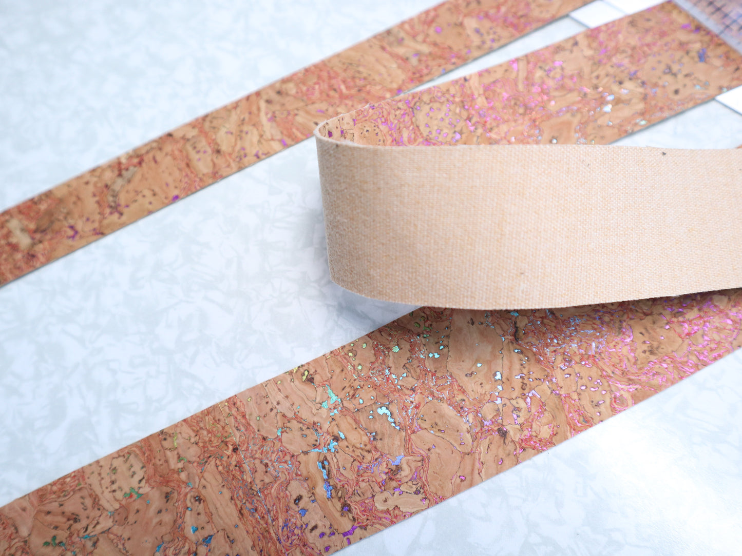 Cork Ribbon By the Yard  - Desert Rainbow