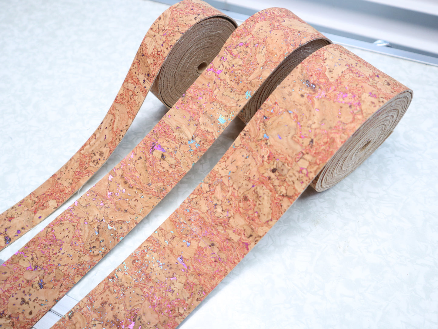 Cork Ribbon By the Yard  - Desert Rainbow