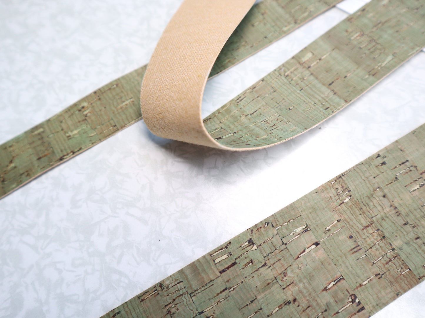 Cork Ribbon By the Yard - Rustic Sage