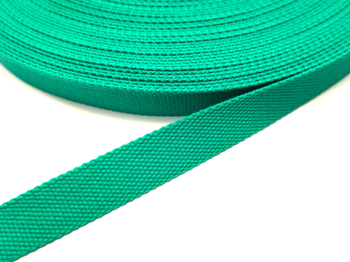 1" Webbing By the Yard  - Emerald