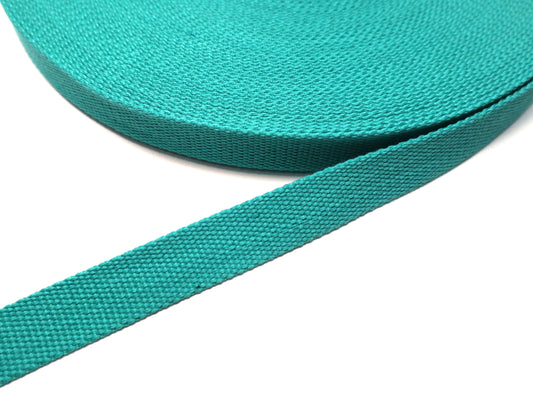 1" Webbing By the Yard  - Tropical Blue