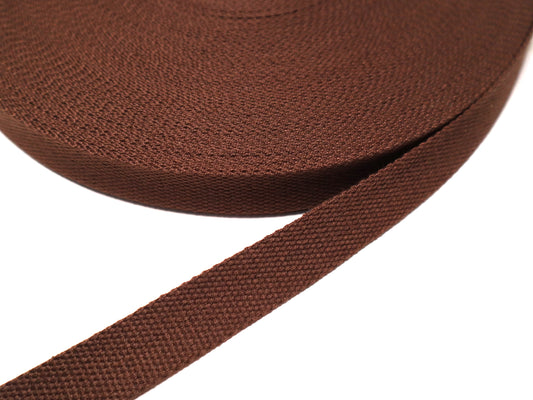 1" Webbing By the Yard  -Espresso