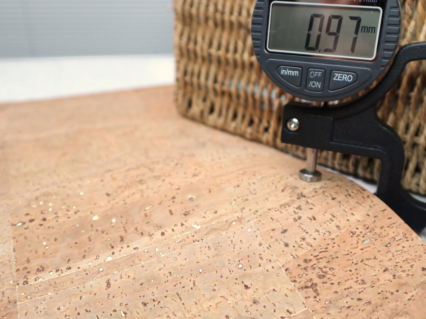 Cork Fabric Sheet - Gilded Grain