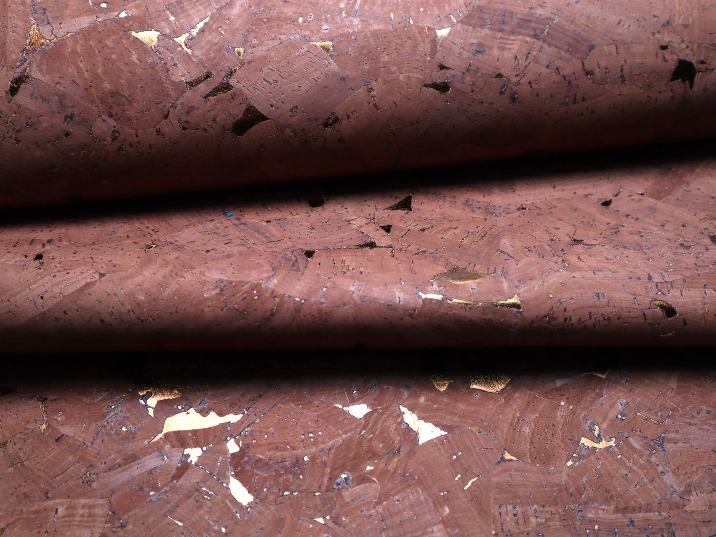 REMNANT/OFFCUT - Cork Fabric 18" x 32" - Copper Mountain