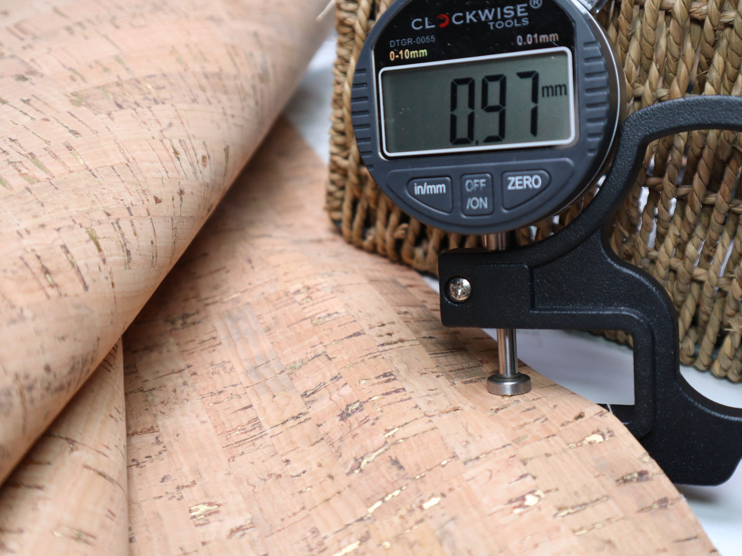 Cork Fabric Roll - Yukon Gold