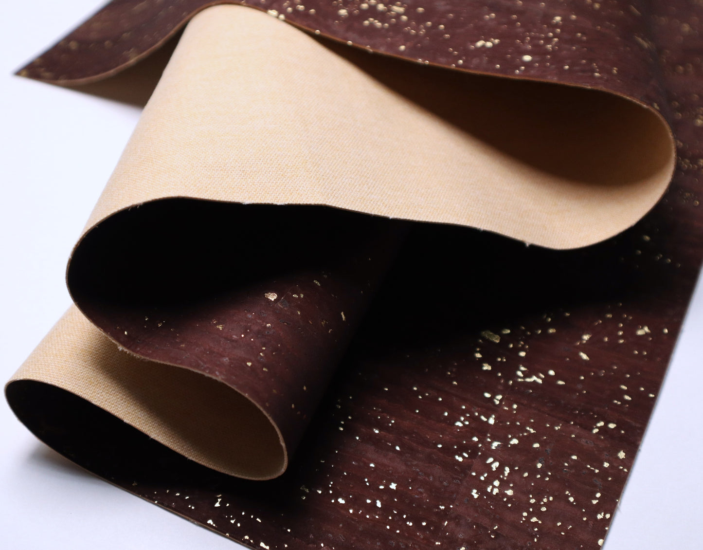 Cork Fabric Roll - Gleaming Umber