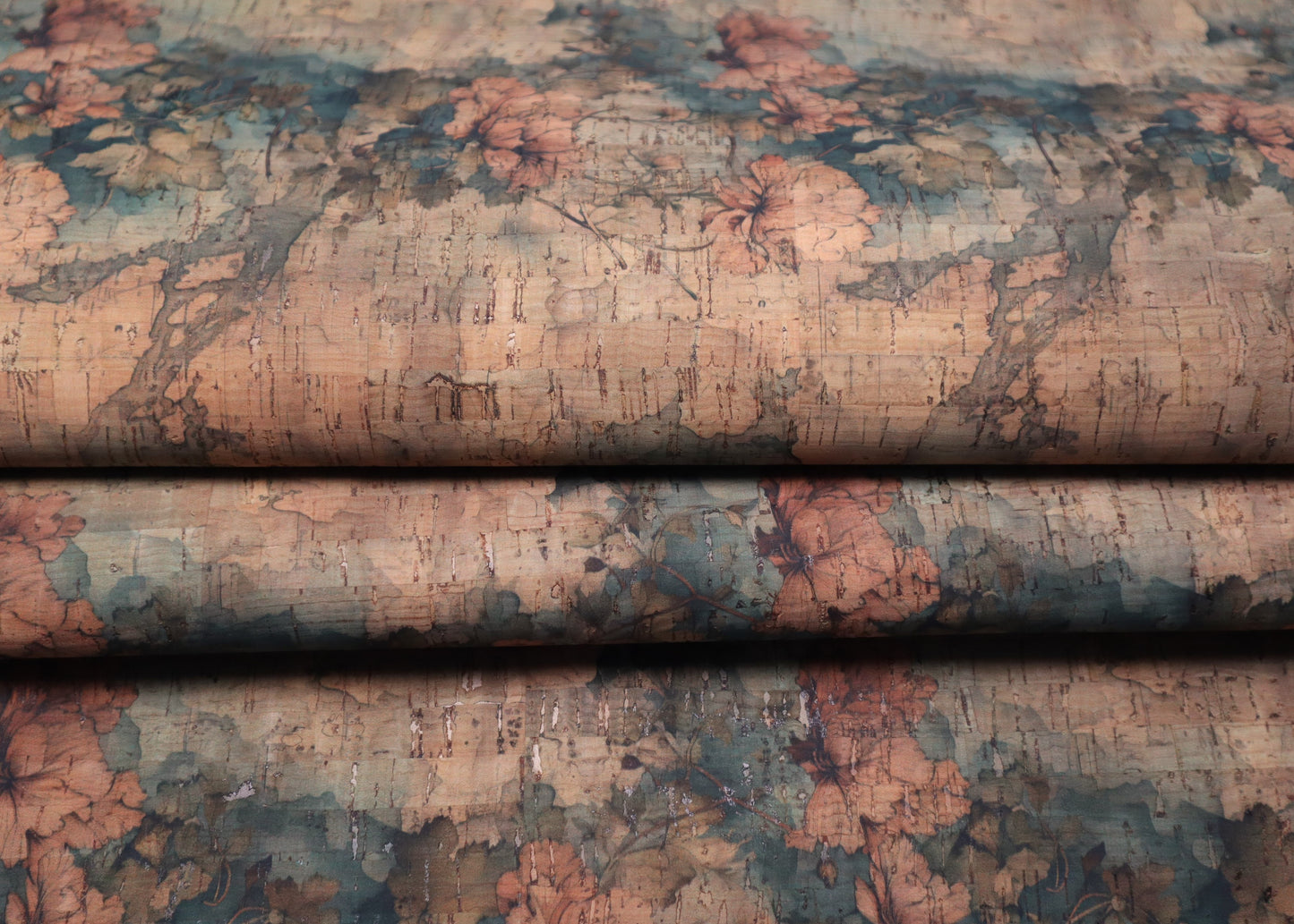 Cork Fabric Roll - Floral Antiquity