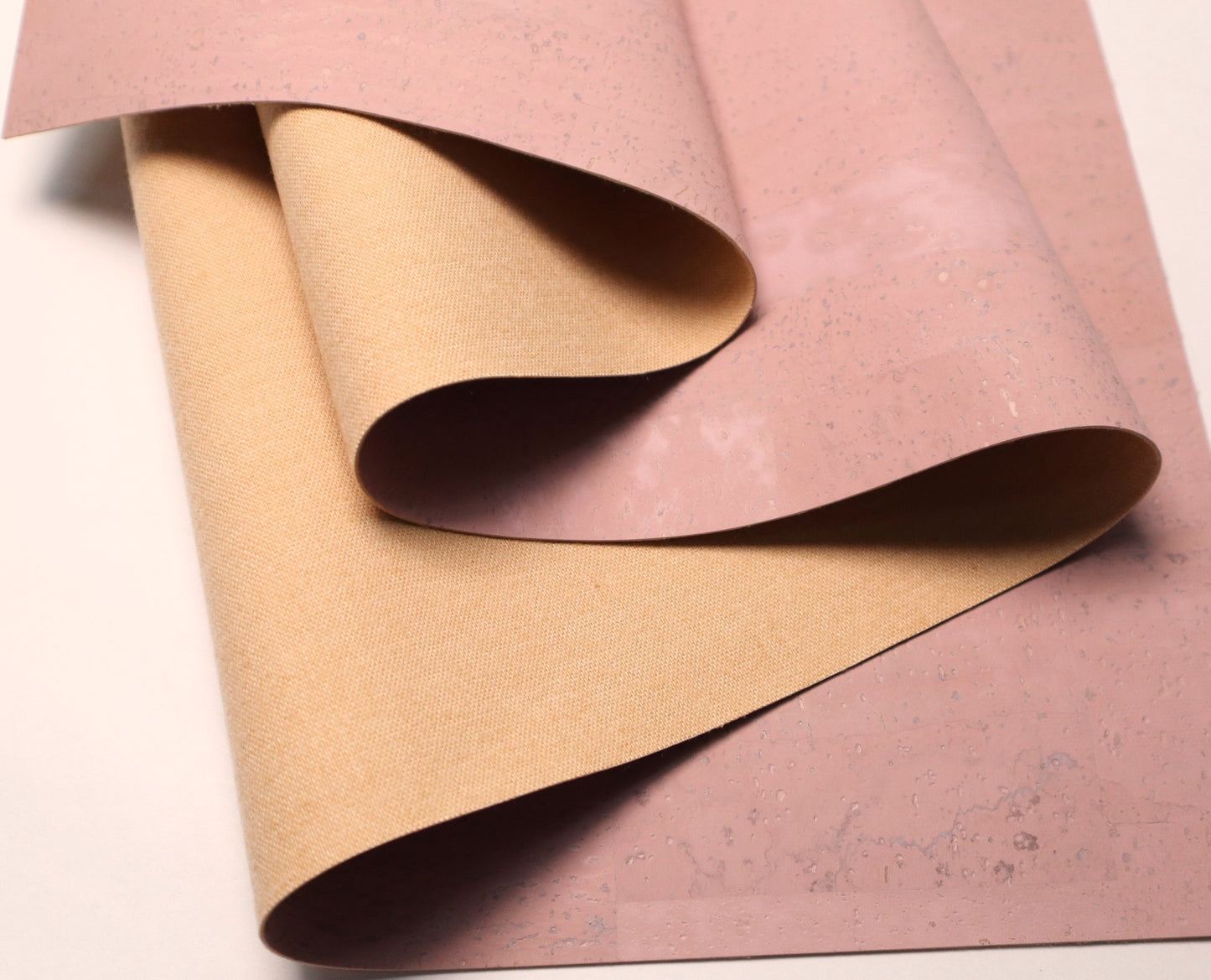 Cork Fabric Sheet - Ballerina Pink