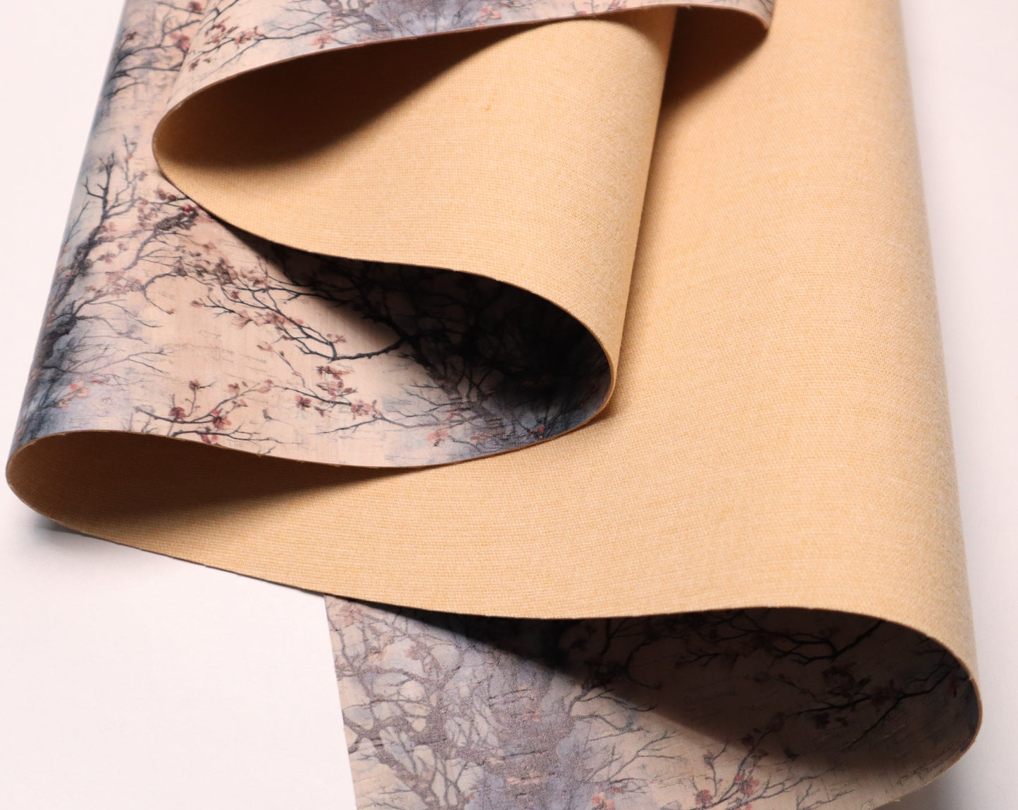 Cork Fabric Roll - Moody Branches