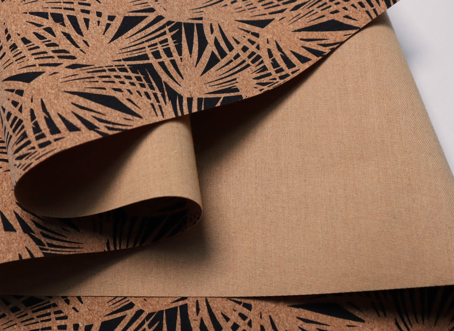 LITE Cork Fabric Roll - Shadow Palms