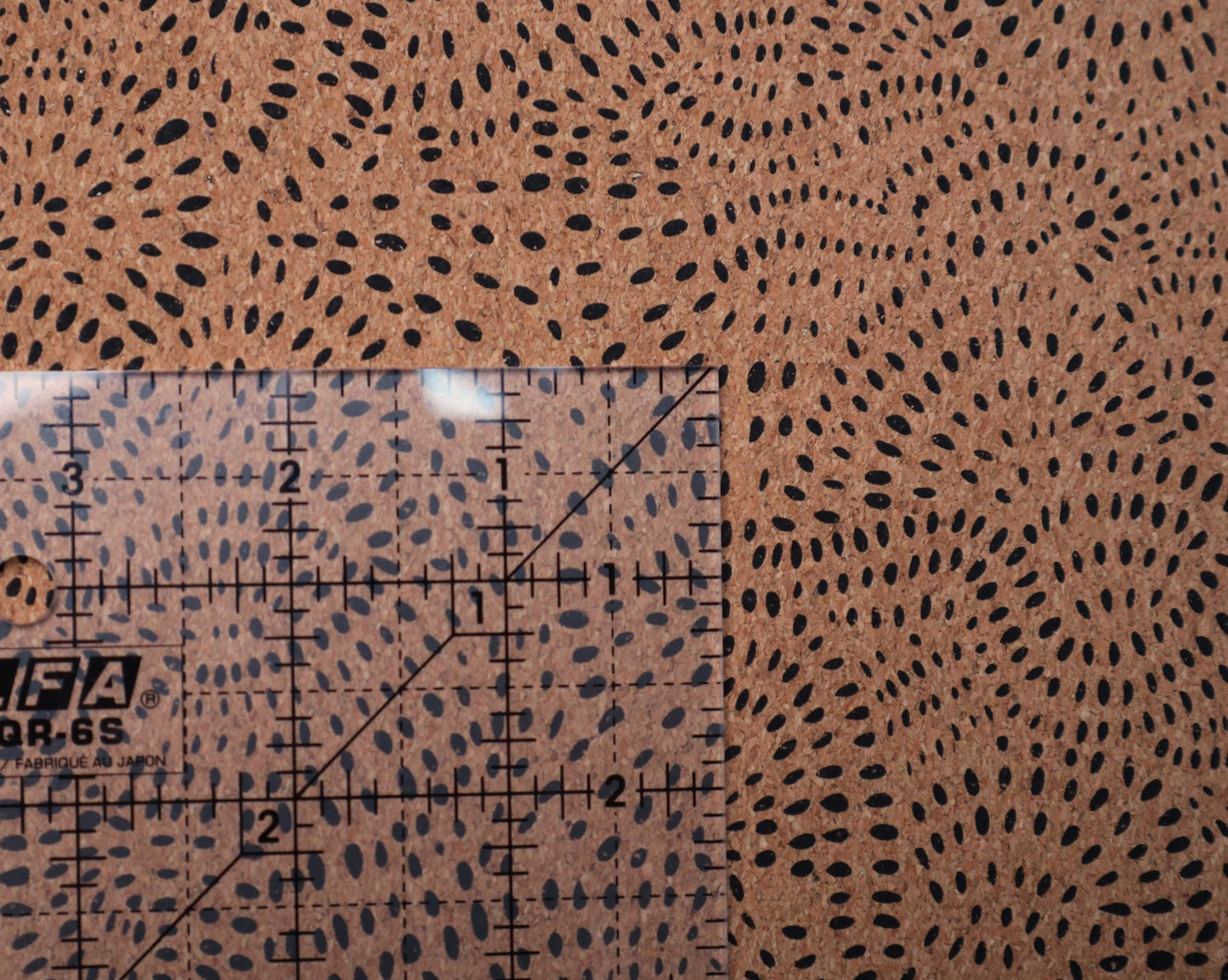 REMNANT/OFFCUT - LITE Cork Fabric 16" x 36" - Sandpiper