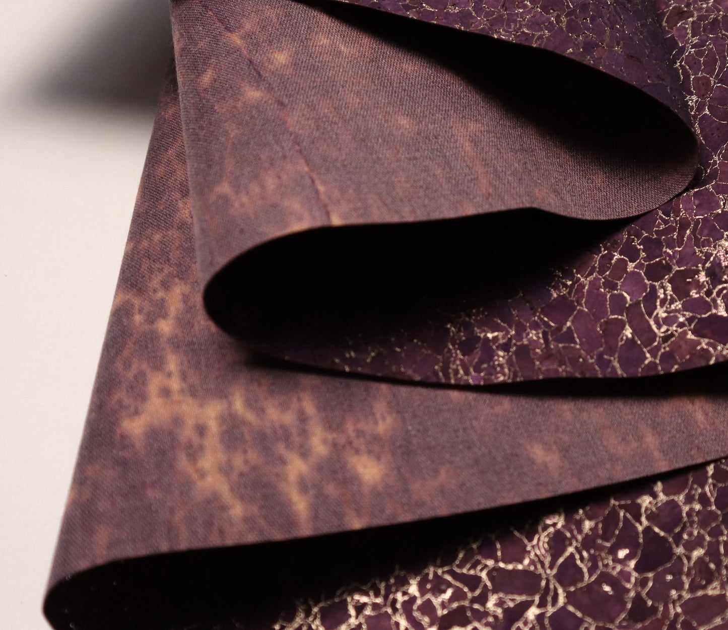 LITE Cork Fabric Roll - Gilded Grape