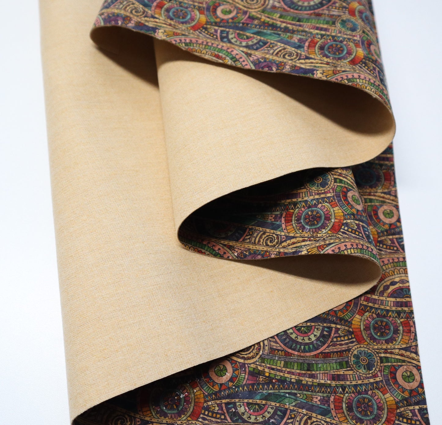 Cork Fabric Roll - Kaleidoscope