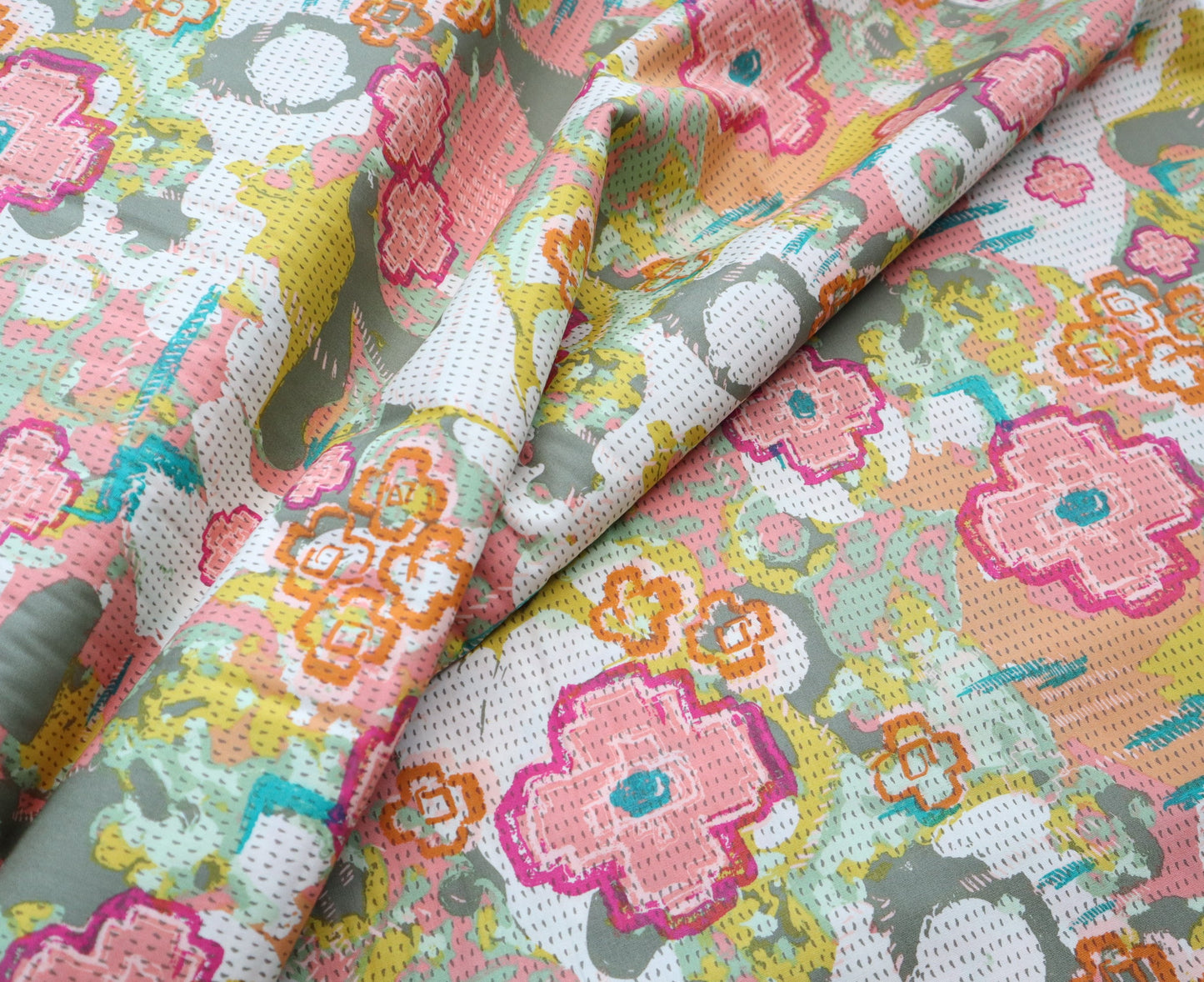 Premium Cotton - 1/2 YARD - Flowers Everywhere