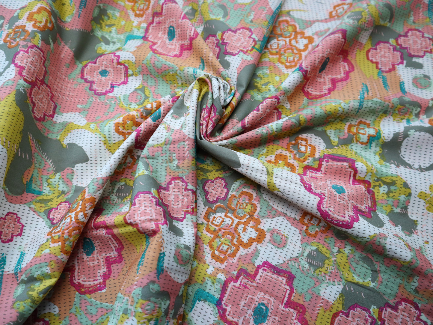 Premium Cotton - 1/2 YARD - Flowers Everywhere