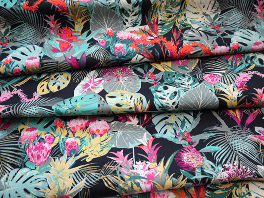 Premium Cotton - 1/2 YARD - Tropicalia Dark