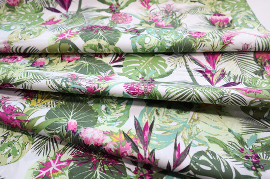 Premium Cotton - 1/2 YARD - Tropicalia Light