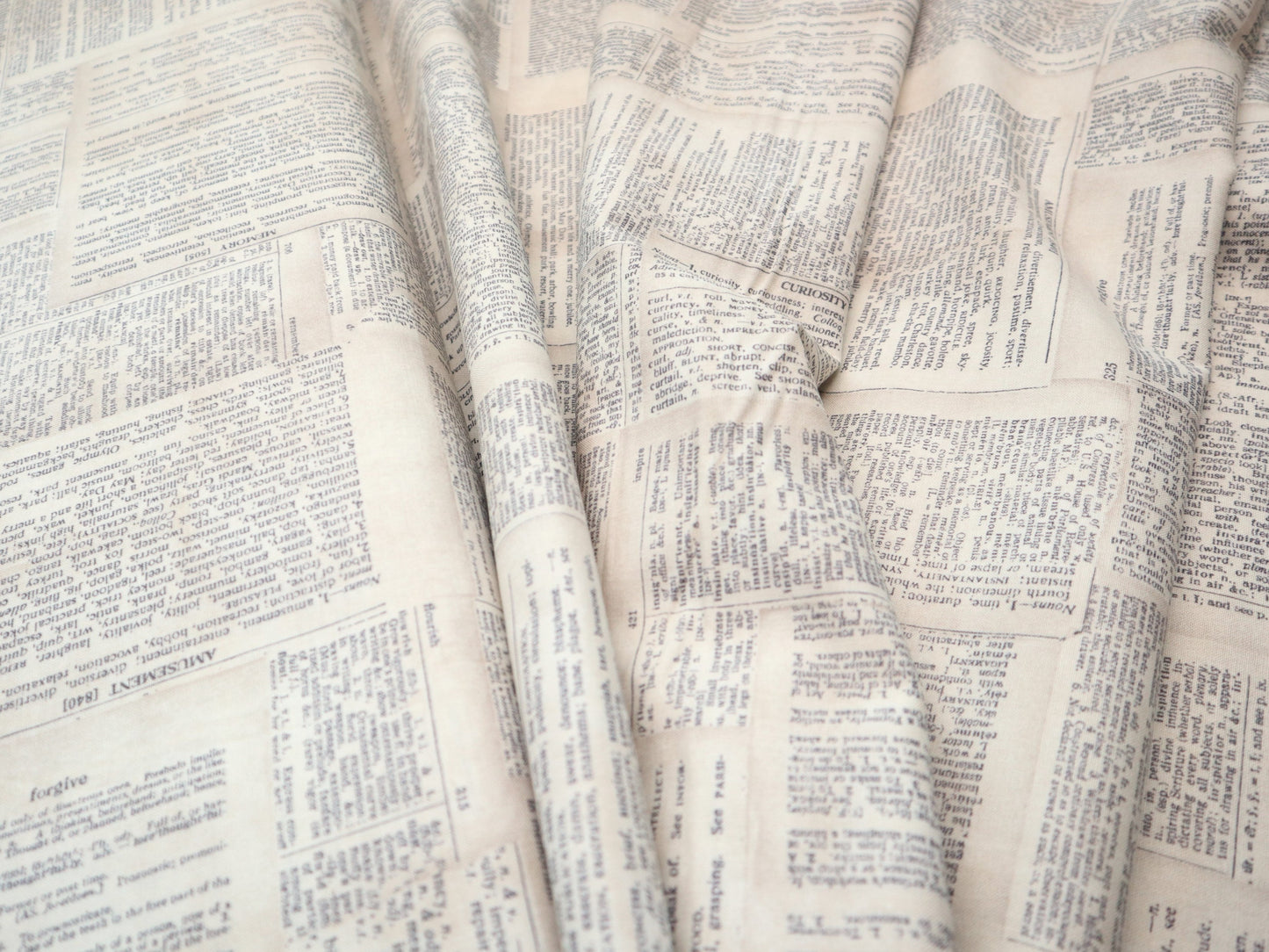 Premium Cotton - 1/2 YARD - Dictionary