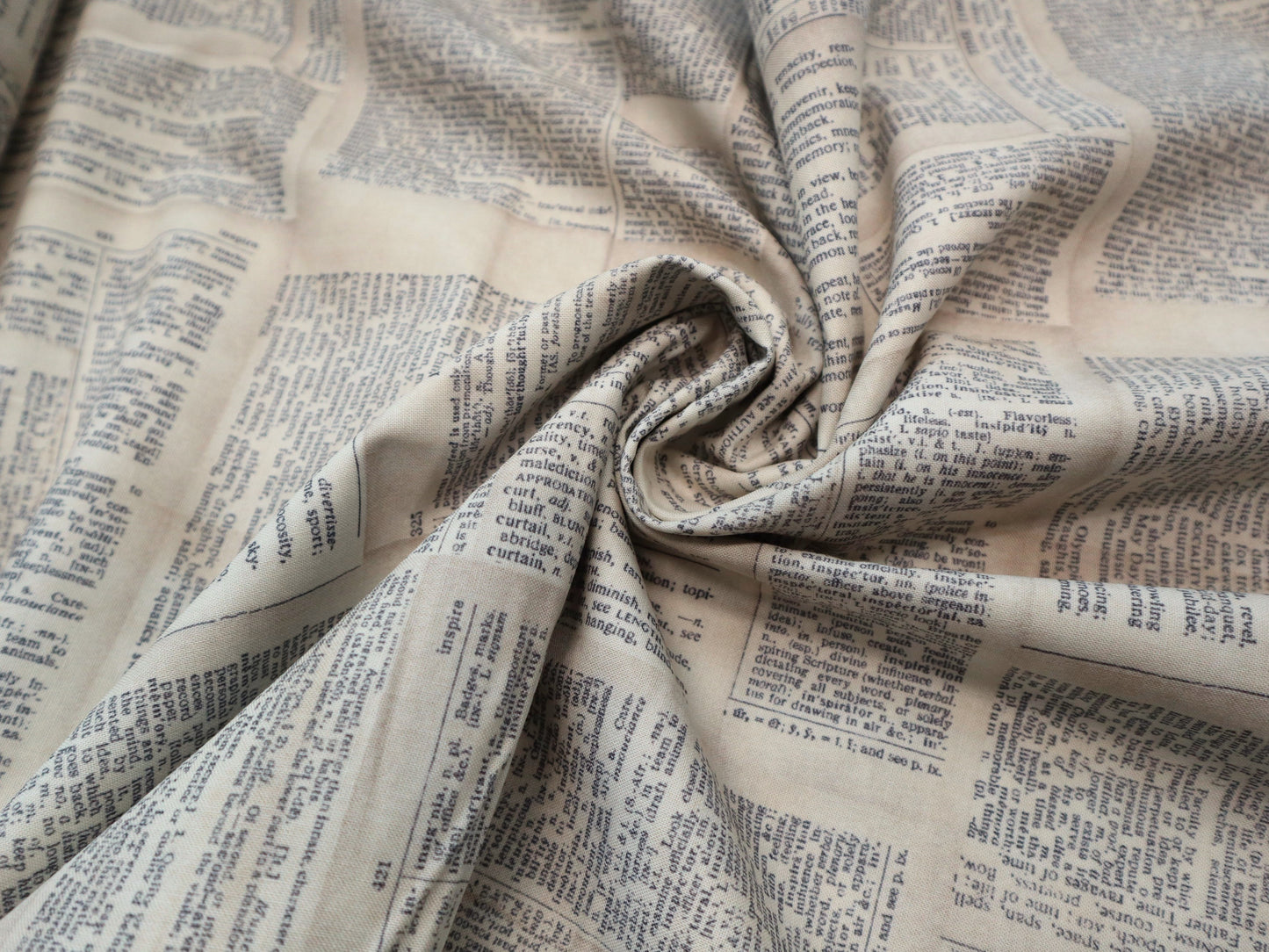 Premium Cotton - 1/2 YARD - Dictionary