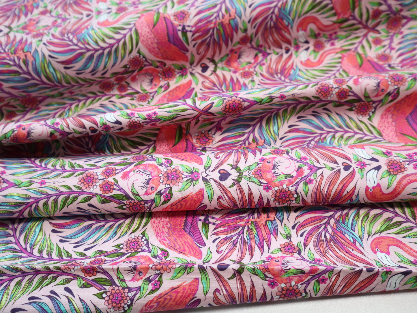 Premium Cotton - 1/2 YARD - Pretty in Pink- Dragonfruit