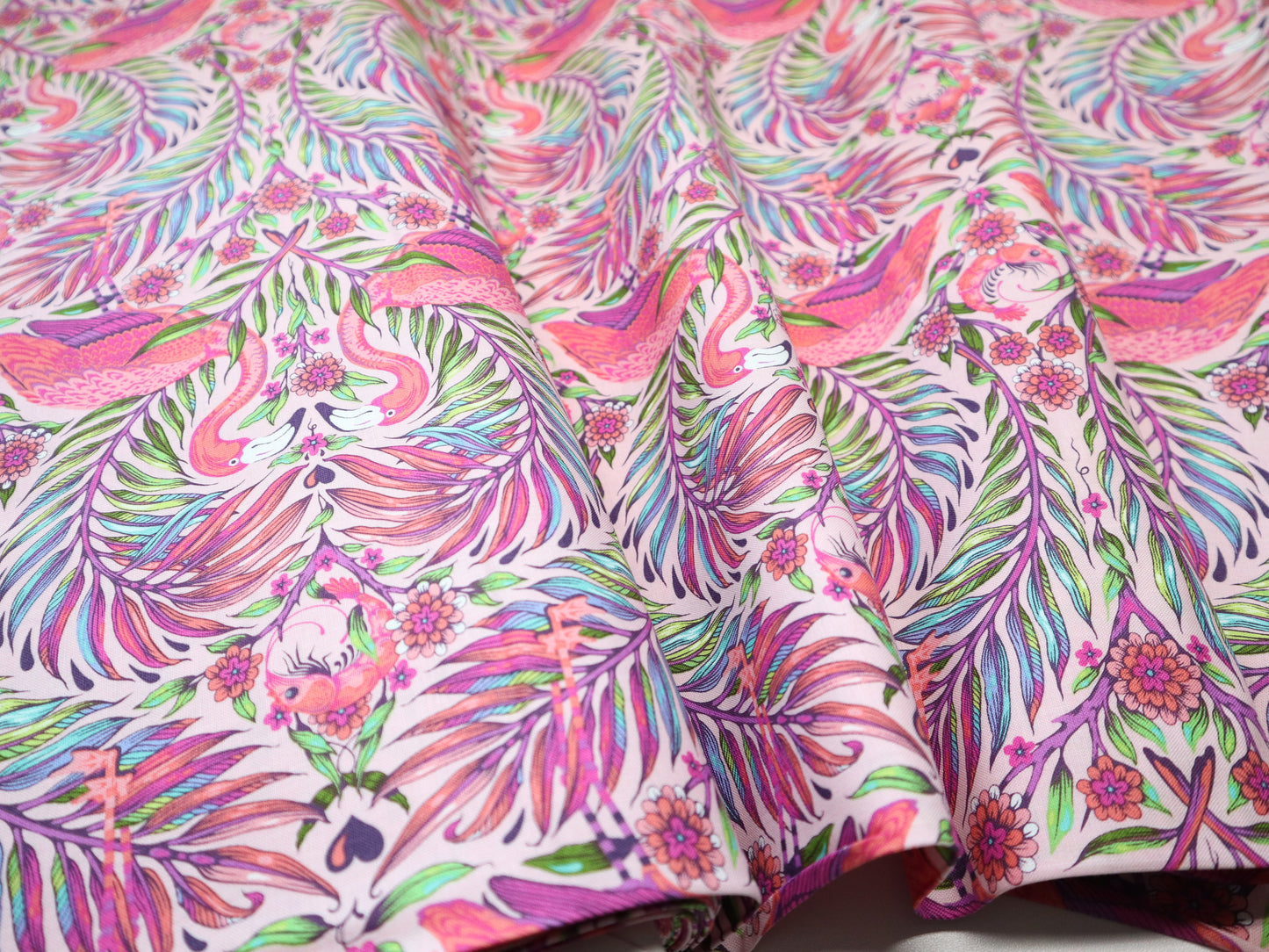 Premium Cotton - 1/2 YARD - Pretty in Pink- Dragonfruit