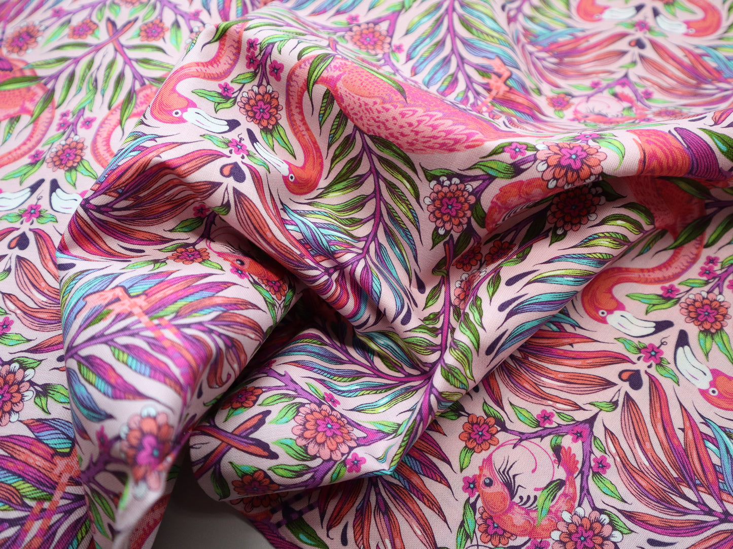 Premium Cotton - 1/2 YARD - Pretty in Pink- Dragonfruit