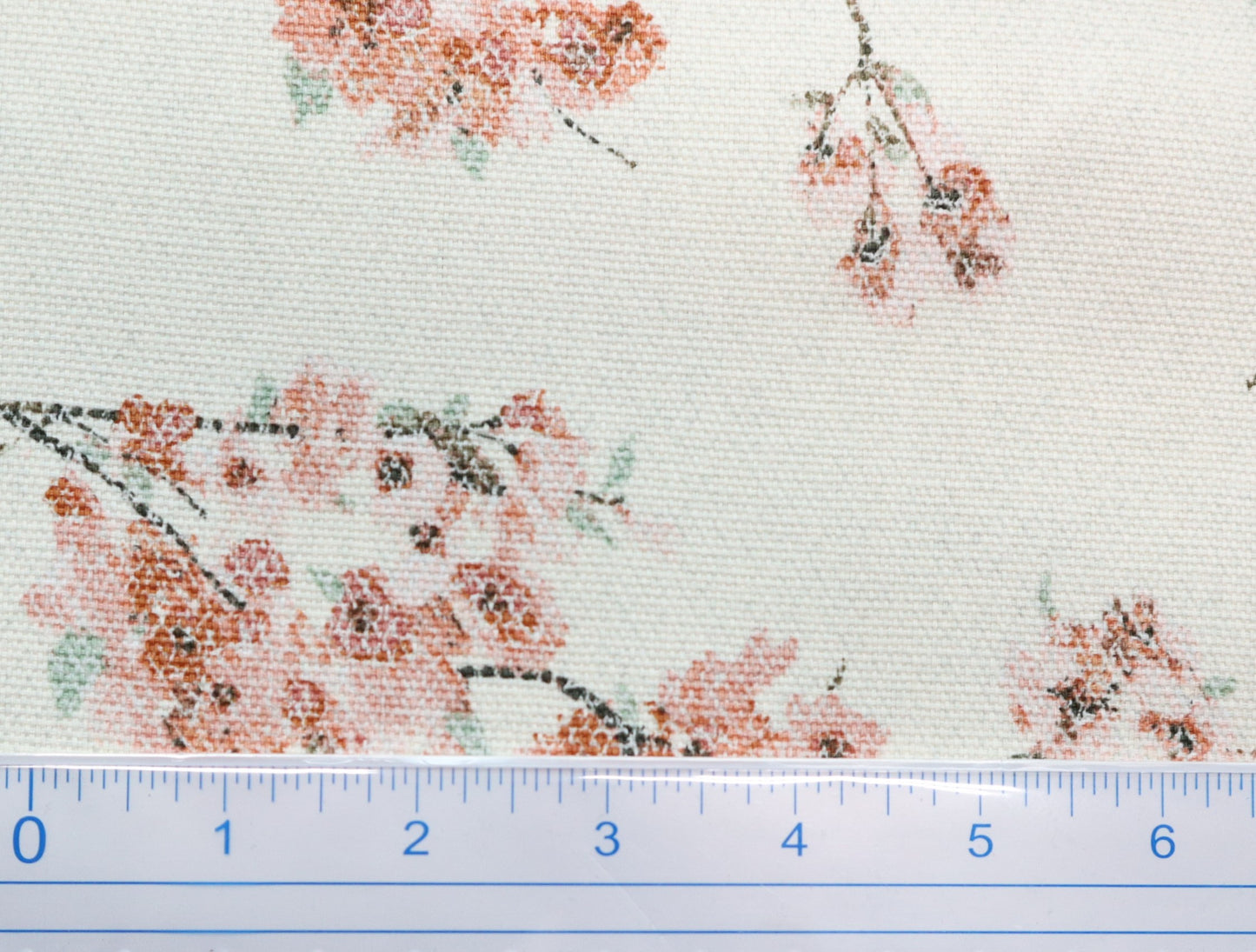 Cotton Canvas - 1/2 YARD - Blossoming Daphne