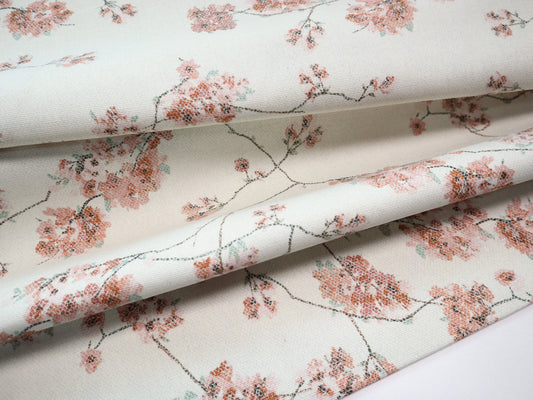 Cotton Canvas - 1/2 YARD - Blossoming Daphne