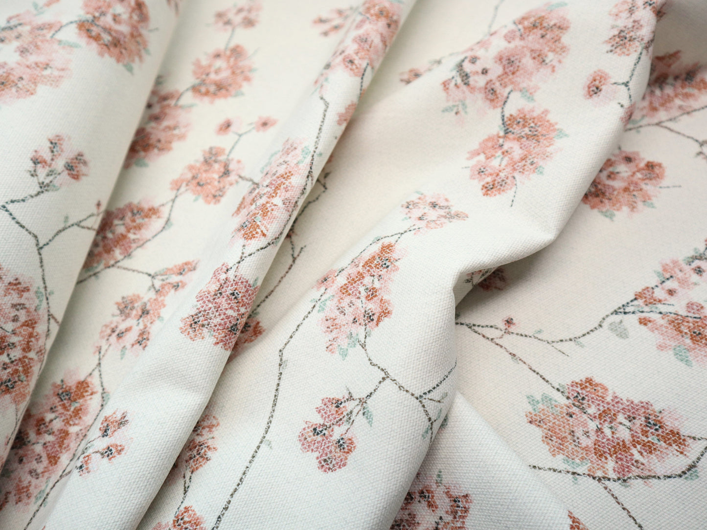 Cotton Canvas - 1/2 YARD - Blossoming Daphne