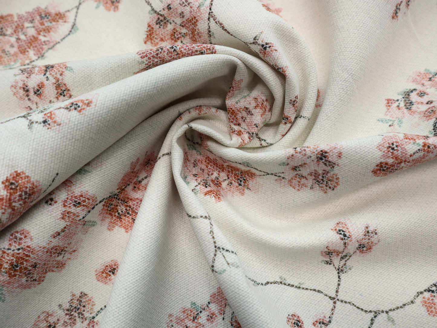 Cotton Canvas - 1/2 YARD - Blossoming Daphne