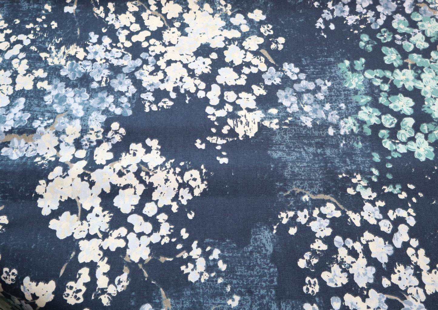 Cotton Canvas - 1/2 YARD - Blue Blossom